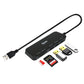 (Open Box)Dyazo 3-Port USB Data Hub High Speed Splitter Plug/Box/Adapter Expansion, Small, Compact, Universal Data Transfer, Wide Compatibility: Windows, Mac OS (Black)