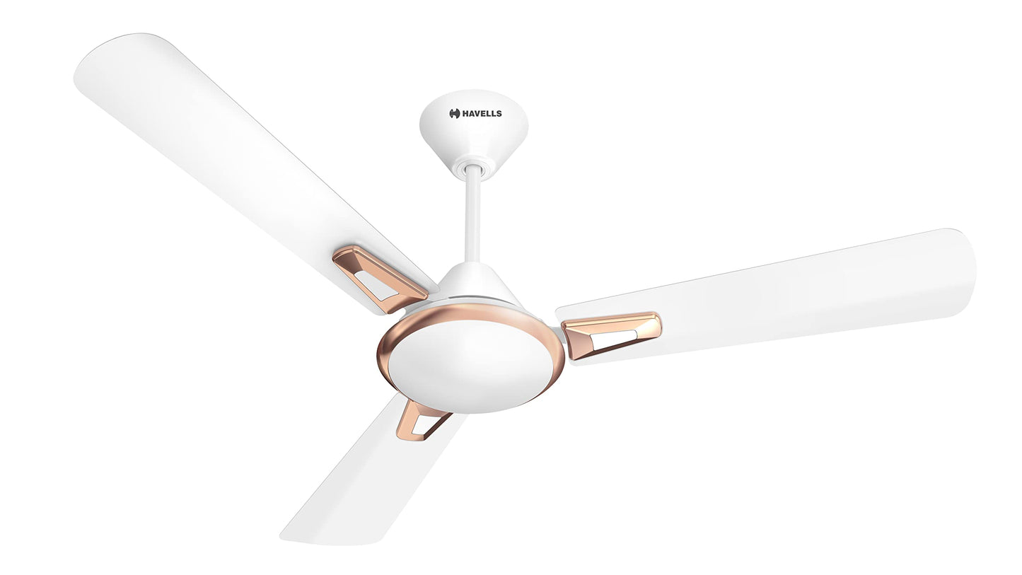 Havells 1200Mm Festiva Prime Bldc Motor Ceiling Fan|5 Stars Cf With Rf Remote, 100% Copper, Upto 57% Energy Saving|Eco Active Technology, 2 Year Warranty|(Pack Of 1, Dusk Chrome)