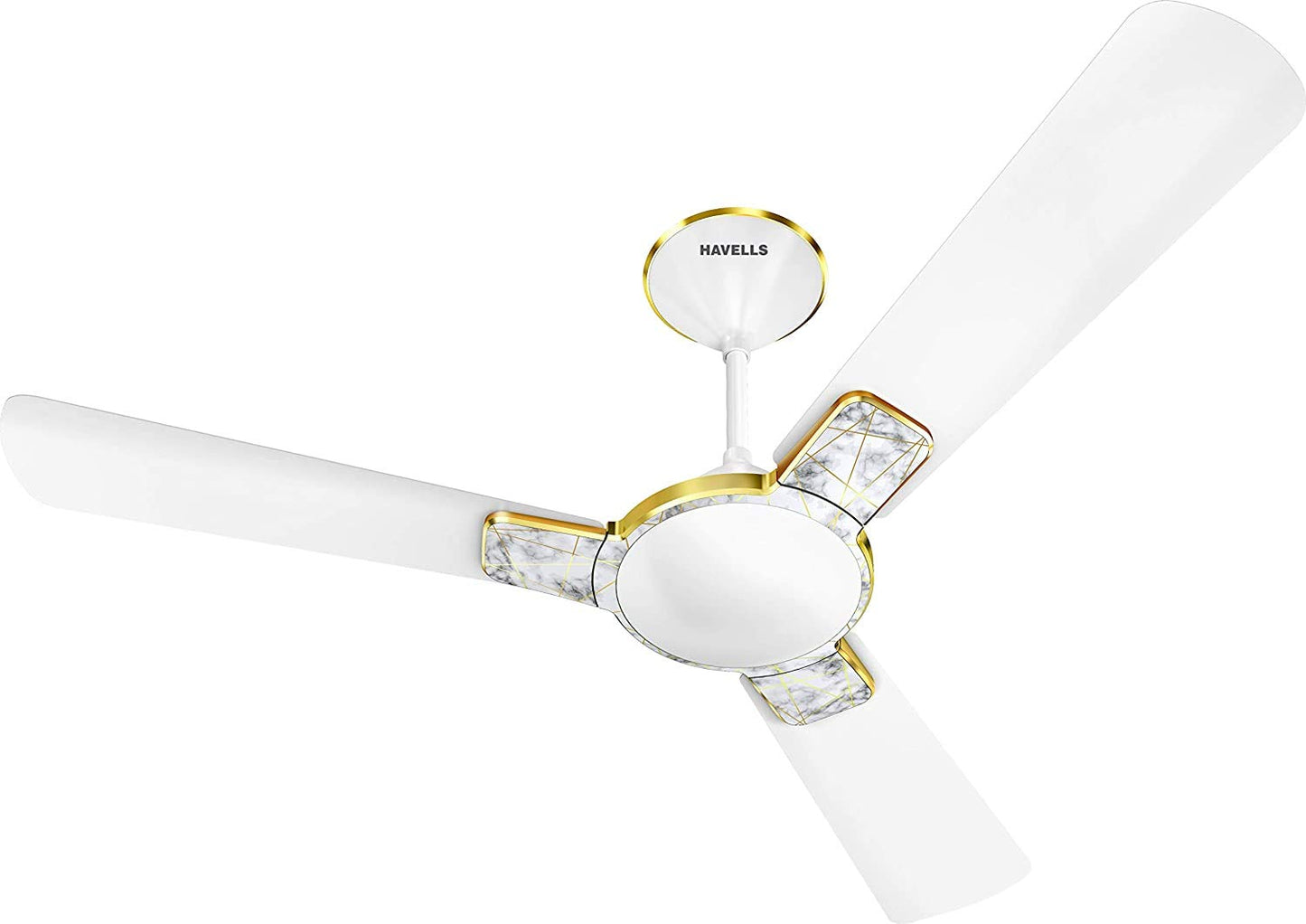 Havells Enticer Art Collector Edition 1200mm Decorative, Dust Resistant, High Power in Low Voltage (HPLV), High Speed Ceiling Fan (Rose Gold)