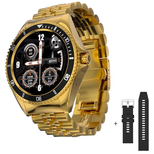 (Open Box) Fire-Boltt Quantum BSW088 Luxury & Sporty Stainless Steel Smartwatch, 1.28" Bluetooth Calling, 2 Looks in 1 Watch, High Resolution of 240 * 240 Px & TWS Connection