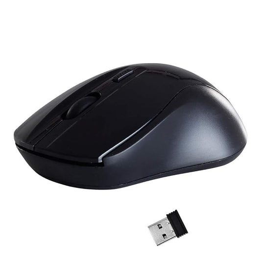 (Open Box) Quantum QHM262W Cordless Wireless Mouse (Black)