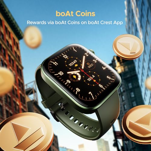 (Open Box) boAt Storm Call 3 w/TBT Navigation, Daily Activity Tracker, DIY Watch Face Studio,700+ Active Modes, 1.83" (4.6 cm) HD Display Fitness Smart Watch for Men & Women(Active Black)