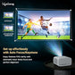 (Open Box) Lifelong Lightbeam Smart Projector for Home 4K Support, Native 720p HD Resolution, 2500 Lumen, Rotabable Design, Speaker, Android 11 with Built-in Apps (Netflix, Prime, Youtube) WiFi, 100''Max Display