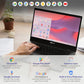 (Brand Refurbished)ASUS Chromebook CM14, Octa-Core MediaTek Kompanio 520, 14" (32.46 Cms) FHD, Thin and Light Chromebook (8GB RAM/128GB eMMC Storage/Chrome OS/Gray/1.45 Kg), CM1402CM2A-NK0129