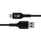 (Open Box) boAt Type C A325/A320 Tangle-free, Sturdy Type C Cable with 3A Rapid Charging & 480 Mbps Data Transmission Speed, Compatible with Smartphones & Tablets(Black)