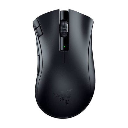 (OPEN BOX) Razer DeathAdder Essential Wired Gaming Mouse I Single-Color Green Lighting I 6400DPI Optical Sensor- Black - RZ01-03850100-R3M1