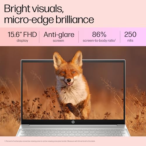 (BRAND REFURBISHED)HP Pavilion 15, AMD Ryzen 5 5500U, 15.6-inch (39.6 cm), FHD, 16GB DDR4, 1TB SSD, AMD Radeon graphics, FPR, 720p HD camera, Backlit KB, Audio by B&O (Win 11, MSO 2021, Silver, 1.75 kg), eh1047AU