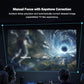 (Open Box) Lifelong Lightbeam Smart Projector for Home 4K Support, Native 720p HD Resolution, 2500 Lumen, Rotabable Design, Speaker, Android 11 with Built-in Apps (Netflix, Prime, Youtube) WiFi, 100''Max Display