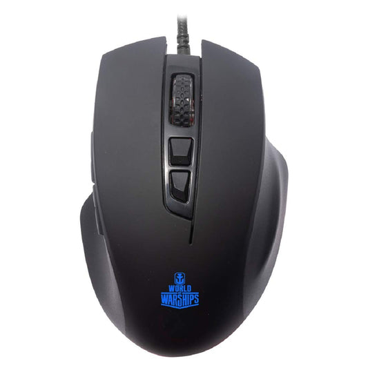 (Open Box) Ant Esports GM200W Optical Wired Gaming Mouse | 6 Programmable Buttons, 3200 DPI Adjustable and 7 Breathing Lights - Black