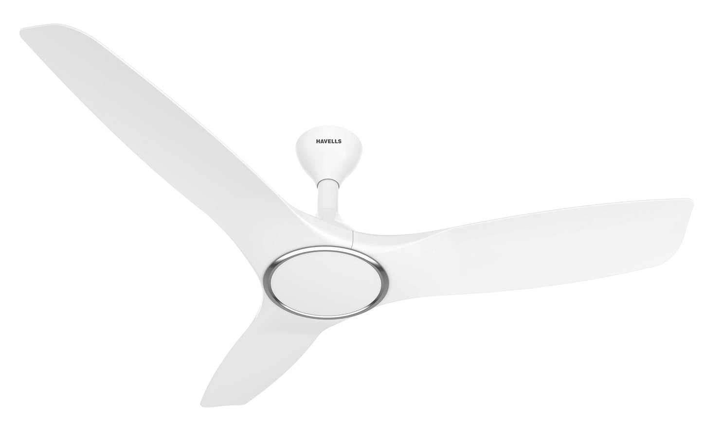 Havells 1200mm Stealth Air BLDC Motor Ceiling Fan | Remote Controlled, High Air Delivery Fan | 5 Star Rated, Upto 60% Energy Saving, 2 Year Brand Warranty | (Pack of 1, Pearl White)