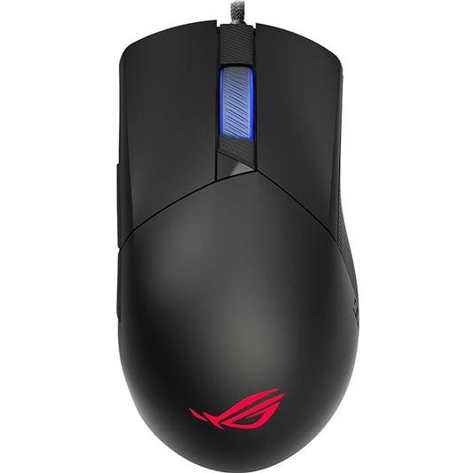(Open Box) ASUS ROG Gladius III Wired Gaming Mouse | Tuned 19,000 DPI Sensor, Hot Swappable Push-Fit II Switches, Ergo Shape, ROG Omni Mouse Feet, ROG Paracord and Aura Sync RGB Lighting, (P514 ROG Gladius III)