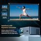 (Open Box) Lifelong Lightbeam Smart Projector for Home 4K Support, Native 720p HD Resolution, 2500 Lumen, Rotabable Design, Speaker, Android 11 with Built-in Apps (Netflix, Prime, Youtube) WiFi, 100''Max Display