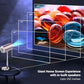(Open Box) Lifelong Lightbeam Smart Projector for Home 4K Support, Native 720p HD Resolution, 2500 Lumen, Rotabable Design, Speaker, Android 11 with Built-in Apps (Netflix, Prime, Youtube) WiFi, 100''Max Display