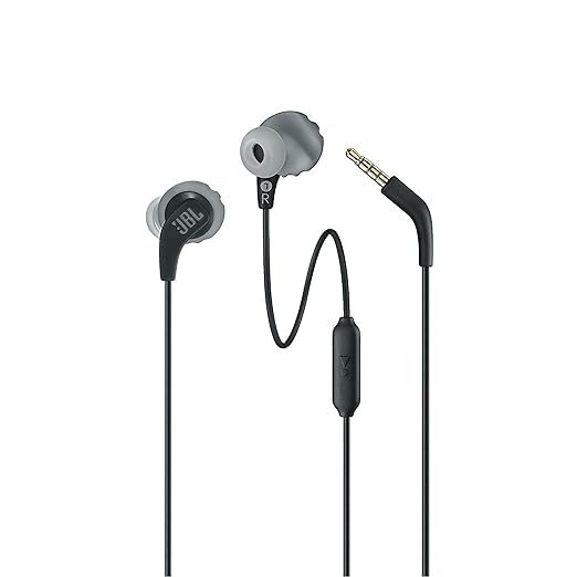 (Open Box) JBL Endurance Run, Sports in Ear Wired Earphones with Mic, Sweatproof, Flexsoft eartips, Magnetic Earbuds, Fliphook & TwistLock Technology with Voice Assistant Support for Mobiles