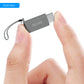 AGARO Micro USB to USB A Female OTG Adapter- (Metallic Grey)