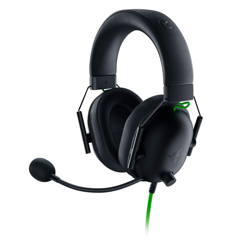 (Open Box) Razer BlackShark V2 X Wired Gaming On Ear Headset - Black|7.1 Surround Sound-50mm Drivers-Memory Foam Cushion-for PC,PS4,PS5,Switch,Xbox One,Xbox Series X|S,Mobile-3.5mm Audio Jack-RZ04-03240100-R3M1