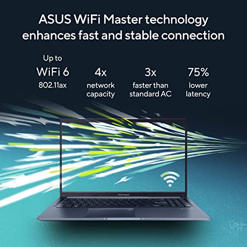 (Brand Refurbished)ASUS Vivobook 16, IntelCore i3-1215U 12th Gen, Thin and Light Laptop, 16-inch (40.64 cm) FHD+, (8 GB RAM/512GB SSD/Windows 11/Fingerprint/Black/1.88kg), X1605ZAB-MB322WS