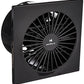 Havells Ventil Air Dxz 100mm Exhaust Fan| Duct Size: Ø3.9, Cut Out Size: Ø4.1, Watt: 18, Rpm: 2500, Air Delivery: 90, Suitable For Kitchen, Bathroom, And Office, Warranty: 2 Years (Black), 4 stars