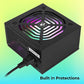 (Open Box)Zebronics 450W Black Gold Power Supply with 3X SATA connectors, 2X Molex, 80mm Built-in Fan, Extra Long Cables, 1.2 Meter Power Cable and Suitable for Regular use Computers