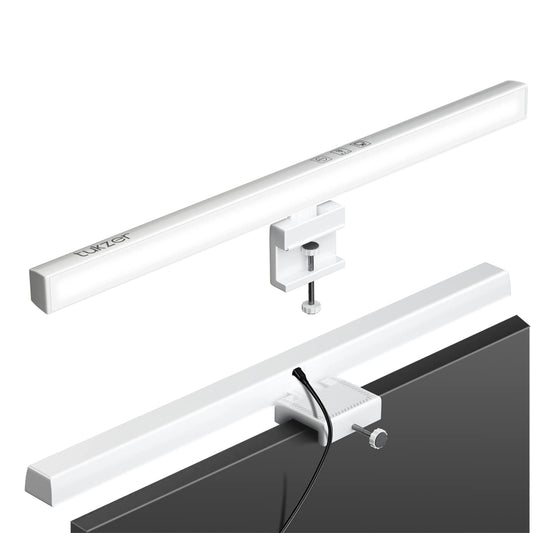 (Open Box)Tukzer 13-Inch Laptop Screen Light Bar with Smart Touch Sensor| USB Powered 5W LED E-Reading Lamp | 3 Color Temperature Modes, Stepless Dimming, 60-Min Timer, No Screen Glare Eye Health Care (Black)