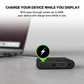 (Open Box) Belkin USB-C to VGA Adapter + Charge (Supports HD 1080p Video Resolution, 60W Pass-Through Power for Connected Devices) MacBook Pro VGA Adapter, Black