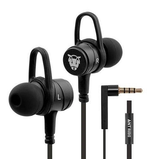 (Open Box) Ant Audio W56 Wired in Ear Earphone with Mic (Black)