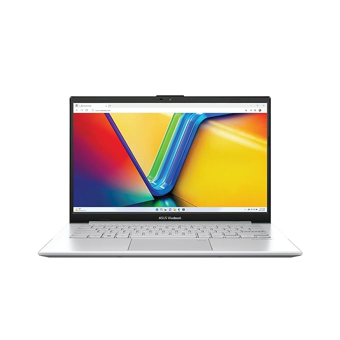 (Brand Refurbished) ASUS Vivobook Go 14 (2023), AMD Ryzen 3 7320U, 14-inch (35.56 cm) FHD, Thin & Light Laptop (8GB/512GB SSD/Windows 11/Office 2021/Alexa Built-in/Cool Silver/1.38 kg), E1404FA-NK321WS