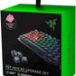 (Open Box) Razer Doubleshot PBT Keycap Upgrade Set for Mechanical & Optical Keyboards: Compatible with Standard 104/105 US and UK layouts - Quartz Pink - RC21-01490300-R3M1