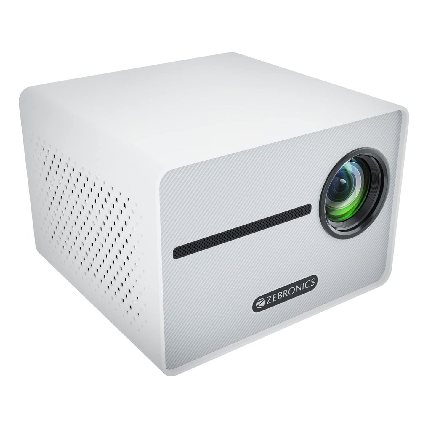 (Open Box) Zebronics PIXAPLAY 20 LED Projector with FHD 1080p, HDMI, USBx2, Aux Out, Bluetooth v5.1, Upto 431 cm Screen Size, Built-in-Speaker, 3000 Lumens and a Compact Design