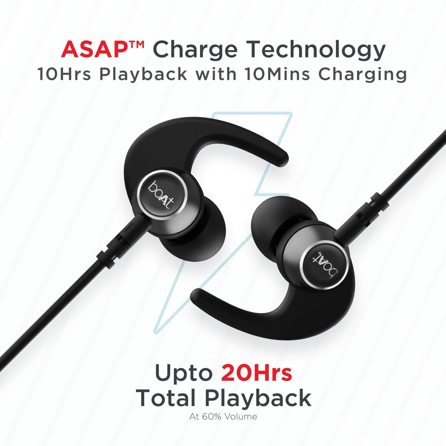 (Open Box) boAt Rockerz 235 Pro Wireless Bluetooth Neckband in Ear Earphone, Upto 20 hrs of Playtime, Beast Mode, Low Latency, IPX5 Water & Sweat Resistance, ENx Technology, Bluetooth v5.2(Furious Blue)