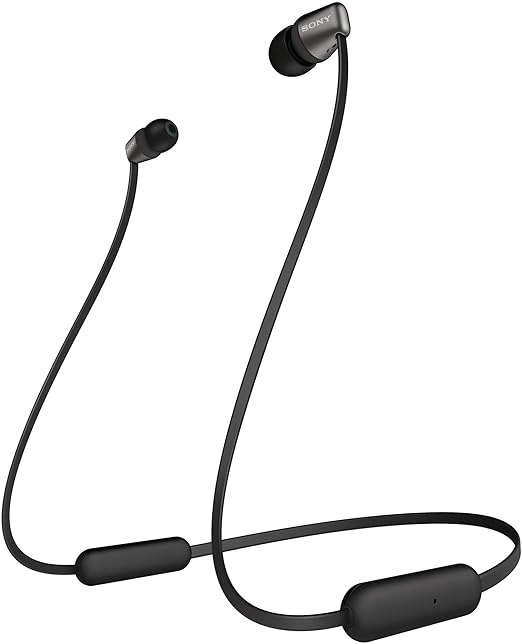 (Open Box) Sony WI-C310 Wireless Headphones with 15 Hrs Battery Life, Quick Charge, Magnetic Earbuds for Tangle Free Carrying, BT ver 5.0,Work from Home, in-Ear Bluetooth Headset with mic for Phone Calls