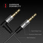 (Open Box) boAt Aux L500 with Gold Plated Tip, Premium Alloy Cover, Mesh Braiding, 1.5 m Tangle-Free 3.5 mm Cable(Silver)