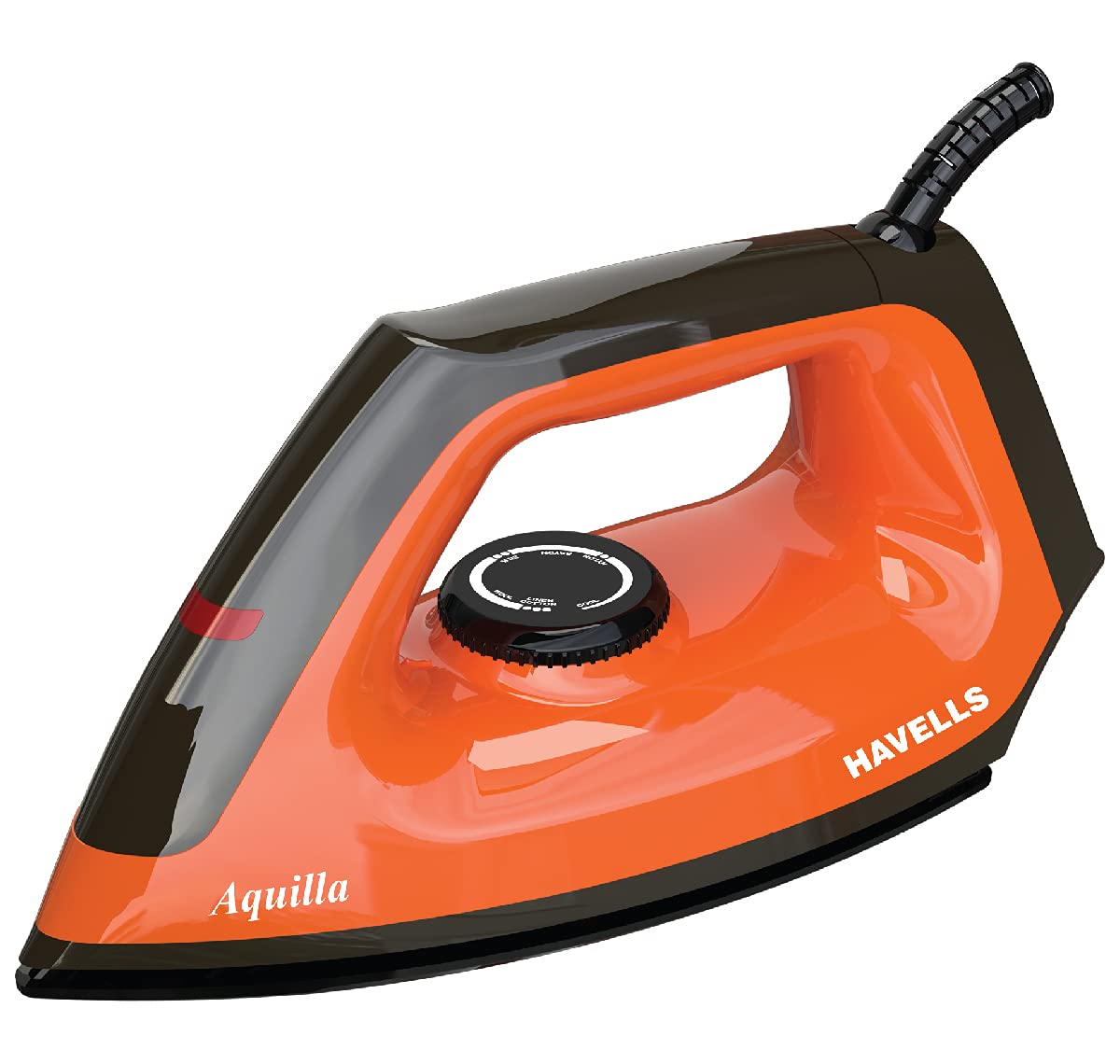 Havells Aquilla 1000W Dry Iron, Orange/Black