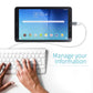 AGARO Micro USB to USB A Female OTG Adapter- (Metallic Grey)