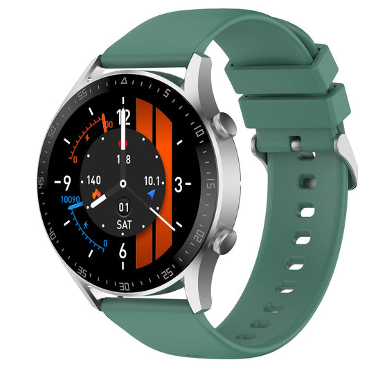 (Open Box) Fire-Boltt India's No 1 Smartwatch Brand Talk 2 Bluetooth Calling Smartwatch with Dual Button, Hands On Voice Assistance, 120 Sports Modes, in Built Mic & Speaker with IP68 Rating (Silver Green)