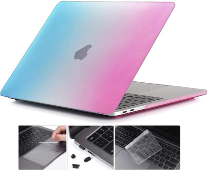 (OPEN BOX)MOCA Case for MacBook Air 13.6 inch Case 2022 2023 2024 Release M3 A3113 M2 A2681 with Touch ID,Hard Shell Case Cover (Frost Clear)
