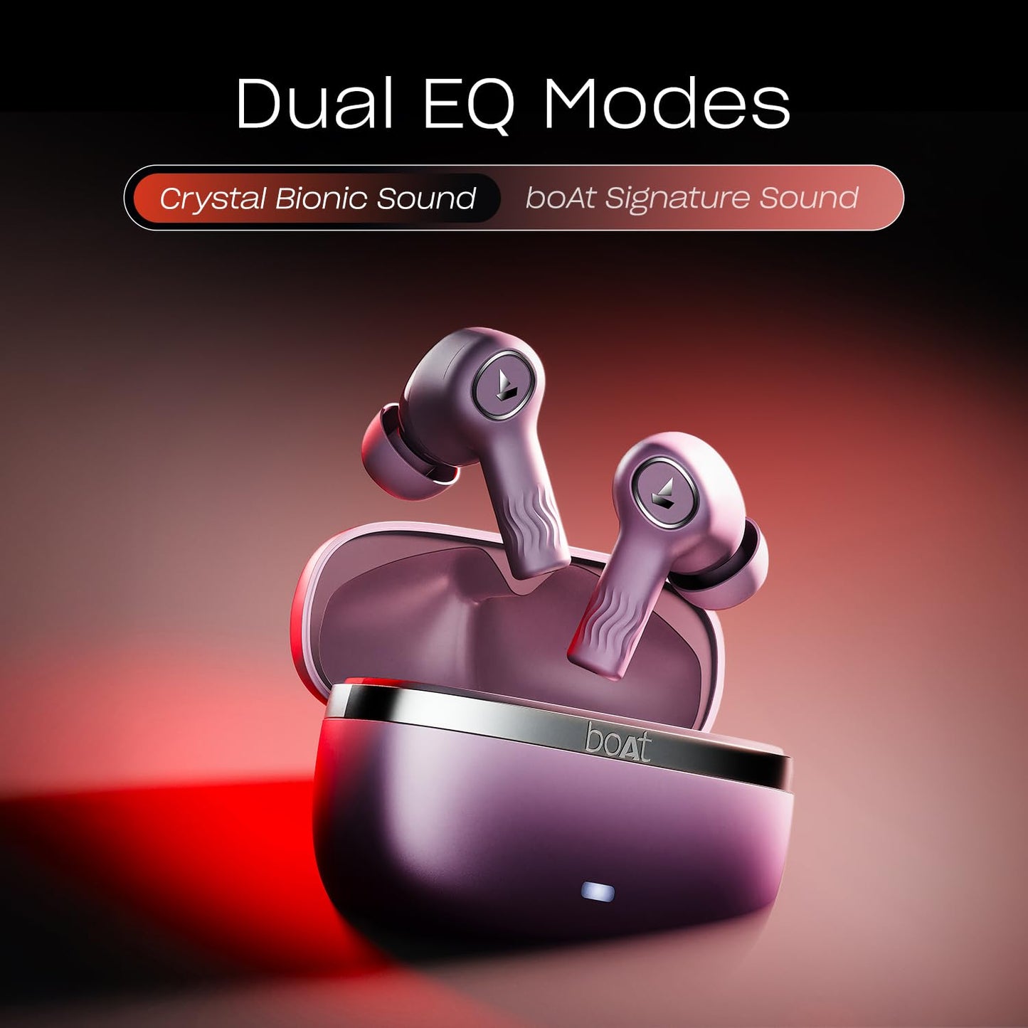 (Open Box) boAt Nirvana Ion ANC 120HRS Battery, Crystal Bionic Sound w/Dual EQ Modes, 4Mics ENx, App Support, Low Latency, IPX4, v.5.2 Bluetooth TWS in Ear Earbuds Wireless Earphones with mic