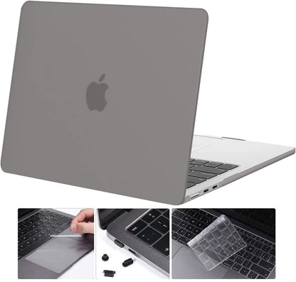 (OPEN BOX)MOCA Case for MacBook Air 13.6 inch Case 2022 2023 2024 Release M3 A3113 M2 A2681 with Touch ID,Hard Shell Case Cover (Frost Clear)