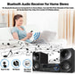 (Open Box) Sounce Bluetooth 5.0 Receiver for Car, Noise Cancelling Bluetooth AUX Adapter, Bluetooth Music Receiver for Home Stereo/Wired Headphones/Hands-Free Call, 16H Battery Life