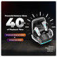 (Open Box) Cosmic Byte CosmoBuds X200 True Wireless Earbuds (TWS), BT 5.3, 38ms Latency GOD Mode™, Music Mode, 40Hrs, ENC, IPX5, Voice Assistant