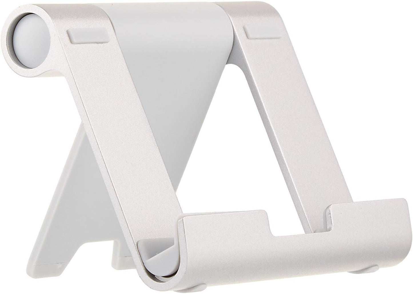 (Open Box) AmazonBasics Multi-Angle Portable Stand for Mobile Phones, Tablets and E-readers, Silver