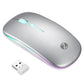 (Open Box) Zoook Blade Wireless Mouse -Rechargeable 7 Colour mice/ RGB Breathing Lights/ 3 DPI Levels/ Auto Shut Down/ Silent Click Technology/ 600 Mah Battery/ Light Weight/ Plug and Play (Black)