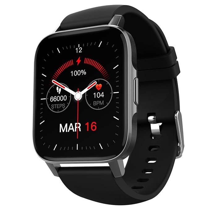 (Open Box) TAGG Verve NEO Smartwatch 1.69‰۪‰۪ HD Display | 60+ Sports Modes | 10 Days Battery | 150+ Maximum Watch Face Library | Waterproof | 24 * 7 HeartRate & Blood Oxygen Tracking | Games & Calculator