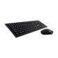 (Open Box) HP USB Wireless Spill Resistance Keyboard and Mouse Set with 10m Working Range 2.4G Wireless Technology / (4SC12PA), Black