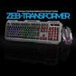 (With Scratch) Zebronics Zeb-Transformer Gaming Keyboard and Mouse Combo (USB, Braided Cable)