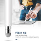 Dyazo Aluminium Fine Point Stylus Pen with Spare Disk for Touch Screens Devices, Compatible with iPad/iPhone/X/XR, Amazon Kindle and All Android/iOS Smart Phones and Tablets (White)