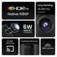 (Open Box) Portronics Beem 440 Smart LED Projector with 720p HD Resolution, Rotatable Design, Built-in Streaming Apps (Netflix, Prime Video, Hotstar), 2000 Lumens, Screen Mirroring, 3 Watts Speaker (White)