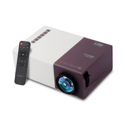 (Open Box) Zebronics Pixaplay 11 Portable LED Projector with FHD 1080p Support | 1500 Lumens | 150'' Large Screen | Dual Power Input,Built-in-Speaker, Remote Control and a Compact Design