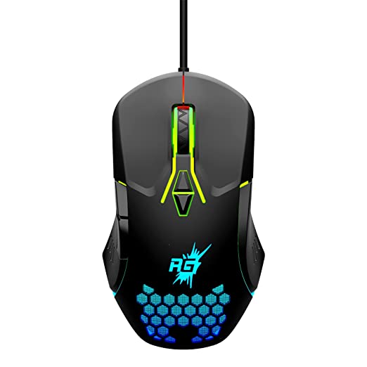 (Open Box) Redgear A-15 Wired Gaming Mouse with Upto 6400 DPI, RGB & Driver Customization for PC
