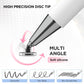 Dyazo Aluminium Fine Point Stylus Pen with Spare Disk for Touch Screens Devices, Compatible with iPad/iPhone/X/XR, Amazon Kindle and All Android/iOS Smart Phones and Tablets (White)